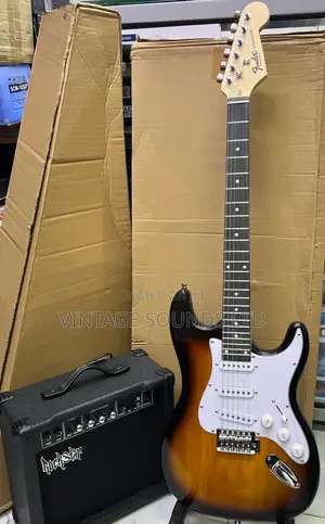 Fender Stratocaster Electric Lead Guitar Rockstar Mini Combo