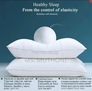 A Pair (2) Compressed Fibre Pillows