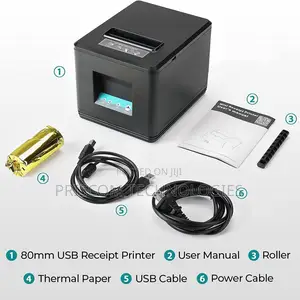 USB+Ethernet Thermal Receipts Printer, Thermal Printer 80mm