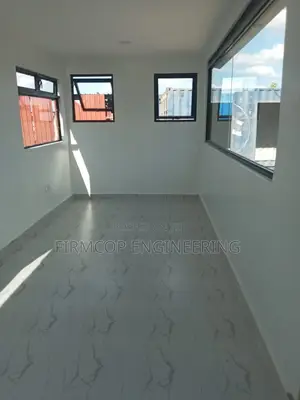 Container Office With Wide Window View