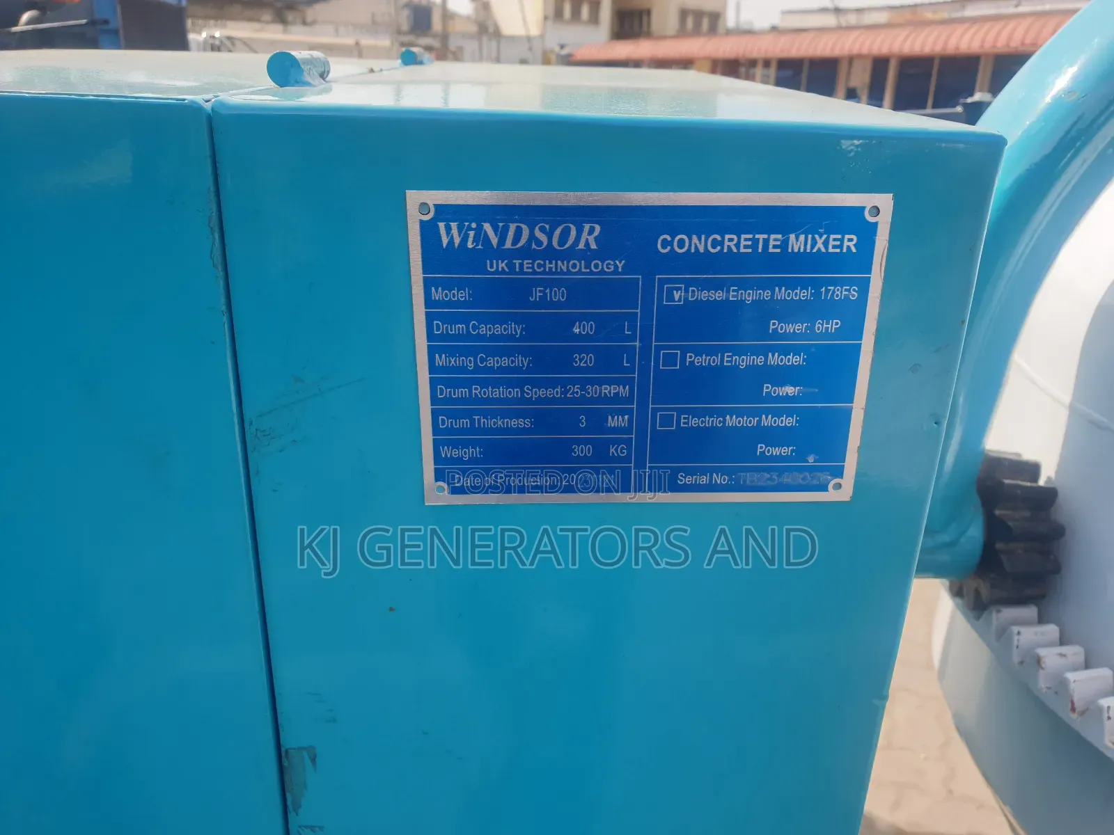 Windsor Concrete Mixer 400litres