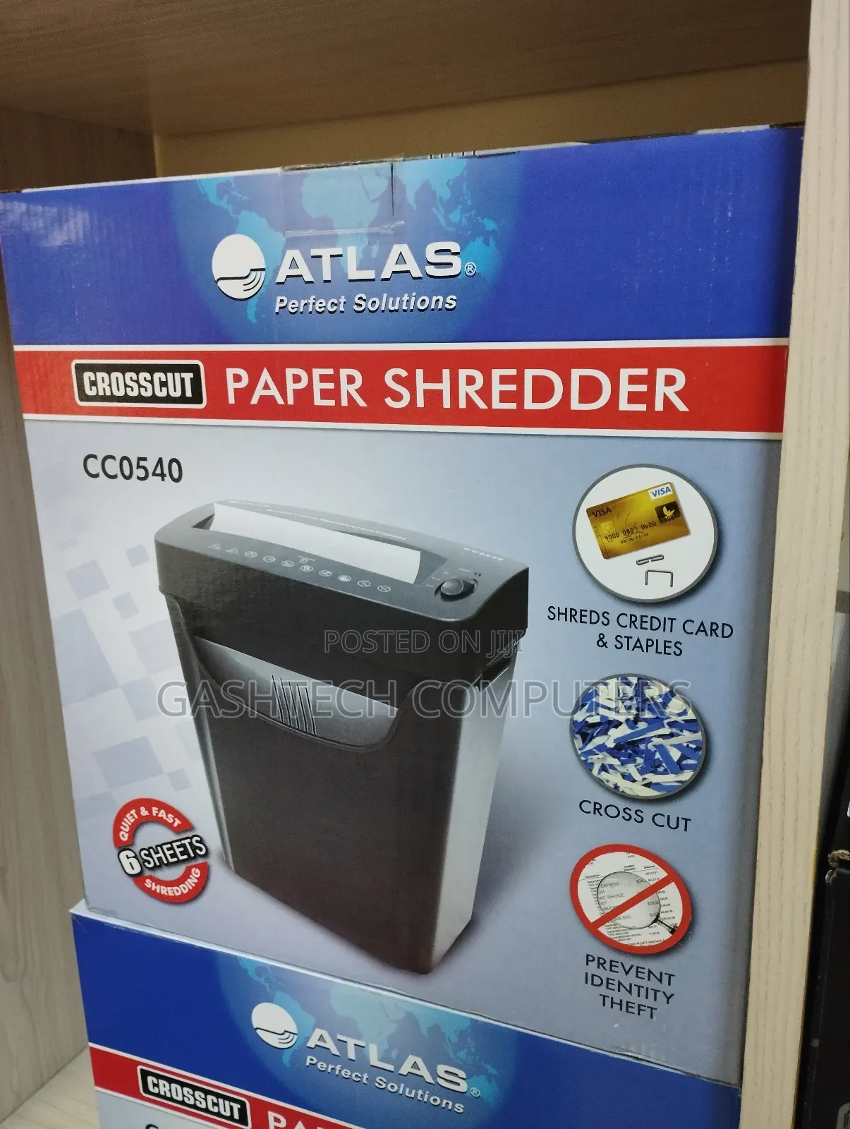 Atlas Cc0540 6 Sheets Shredder