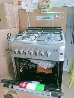 VON Cooker 3 Gas +1 Electric - VAC6F031US Silver