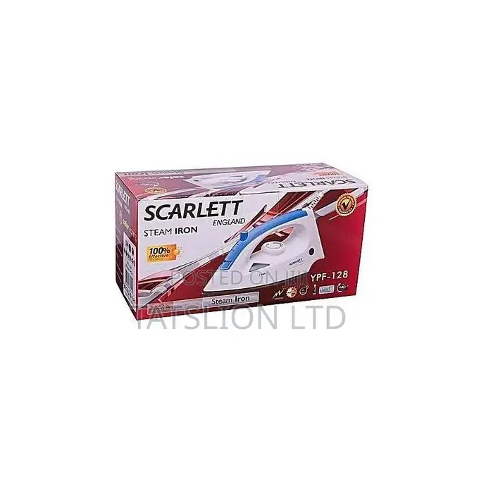 Scarlet Steam Iron Box Available