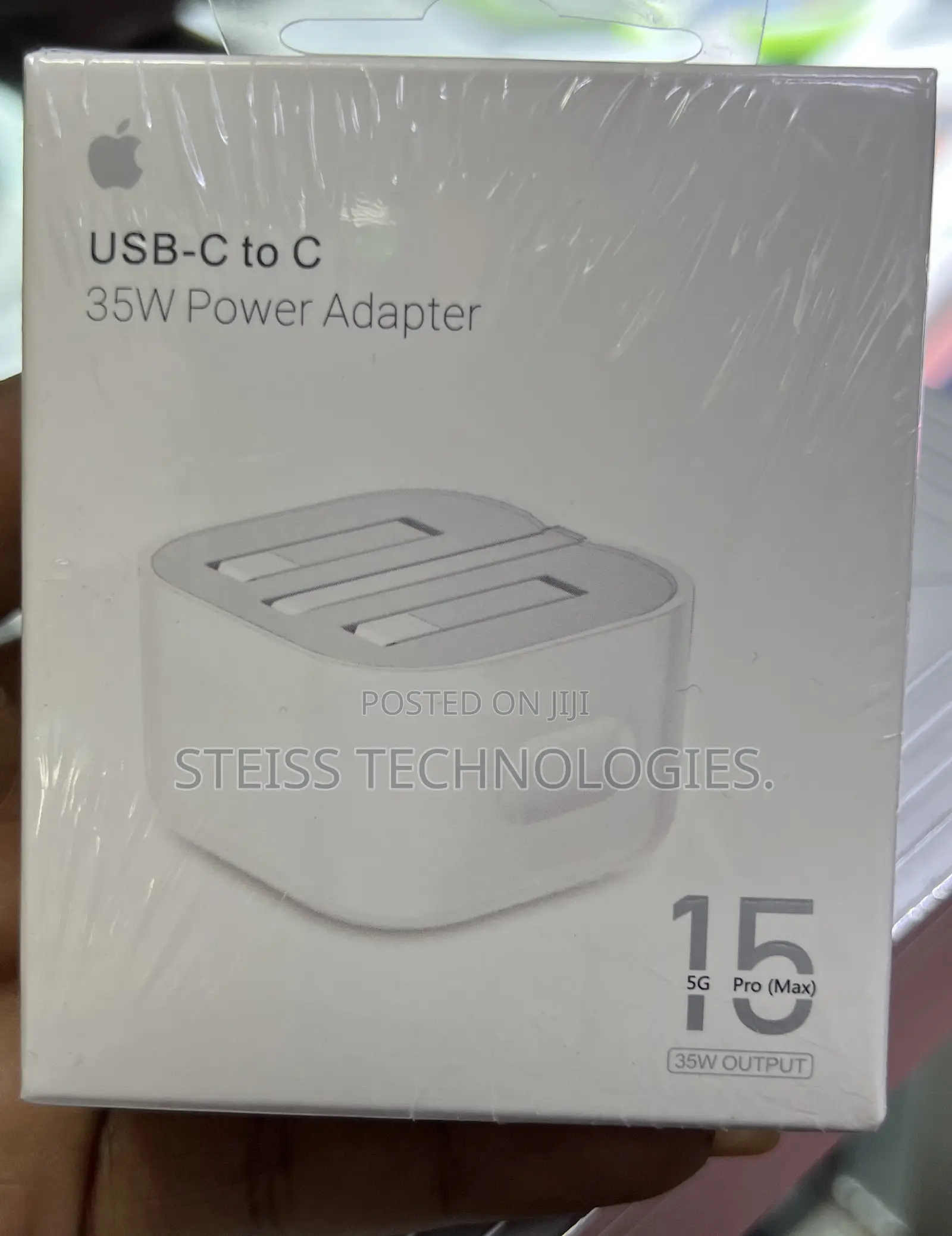 35watts iPhone 15 Pro Max Adapter.