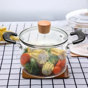 Clear Glass Cooking Pot