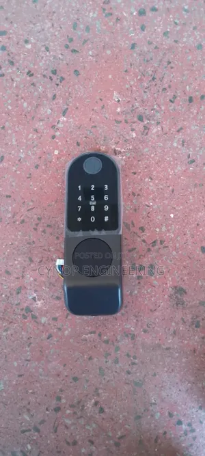 Biometric Gate Lock With Fingerprint Scan