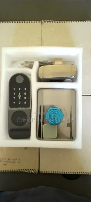 Secure Gate Lock With Fingerprint Scan