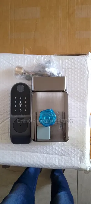 Biometric Gate Lock With Passcode Entry