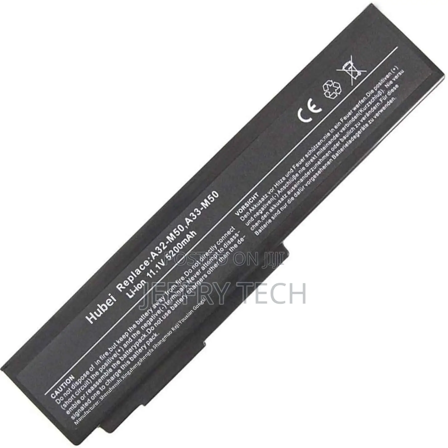 Click to Enlarge Asus M50 Replacement Laptop Battery ( 3 Mo