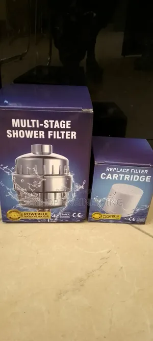 Shower Water Filter Eliminates Water Hardness