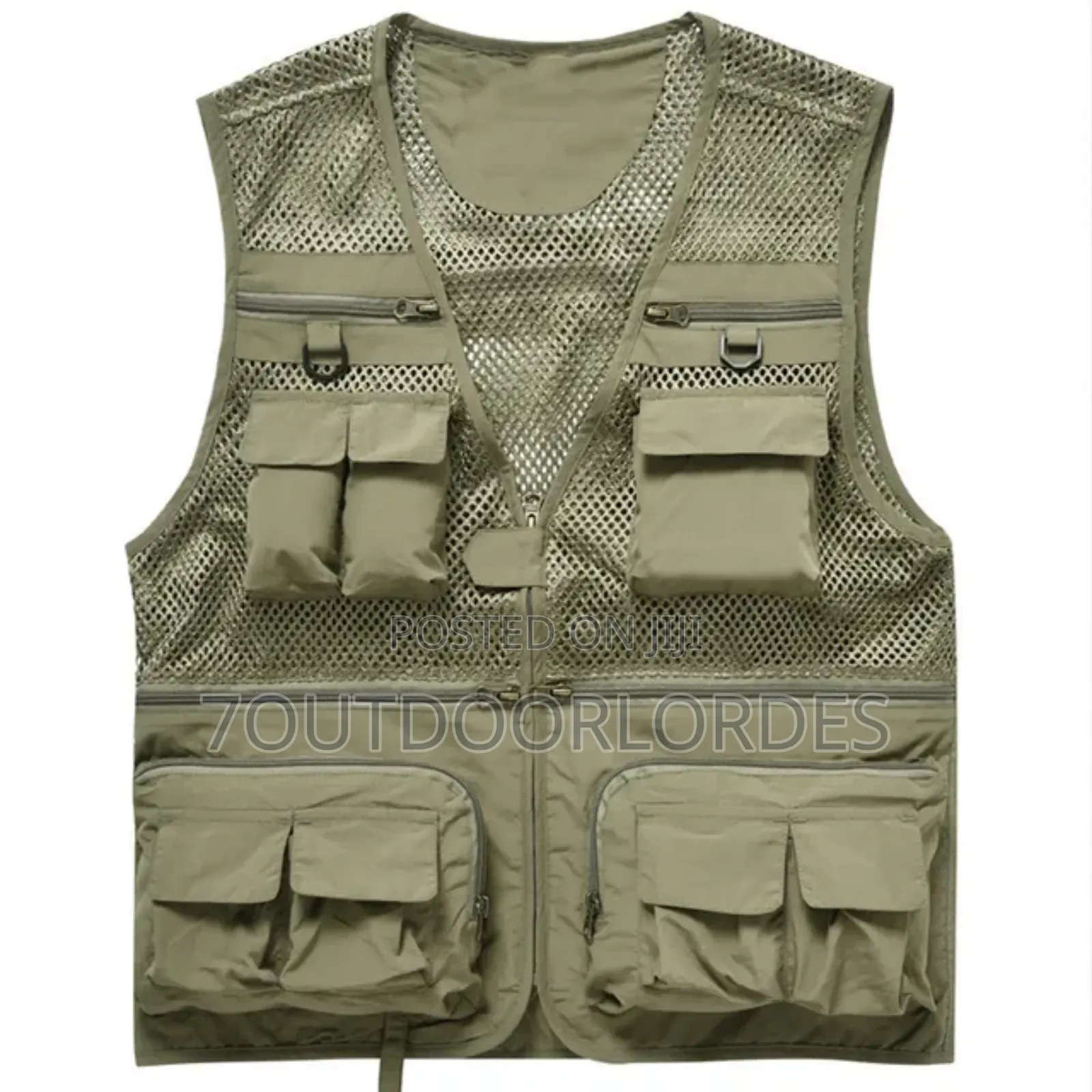 Outdoor Jacket Half Coat Cargo Vests