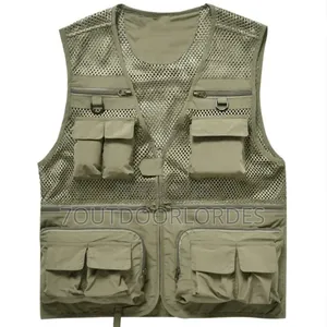 Outdoor Jacket Half Coat Cargo Vests
