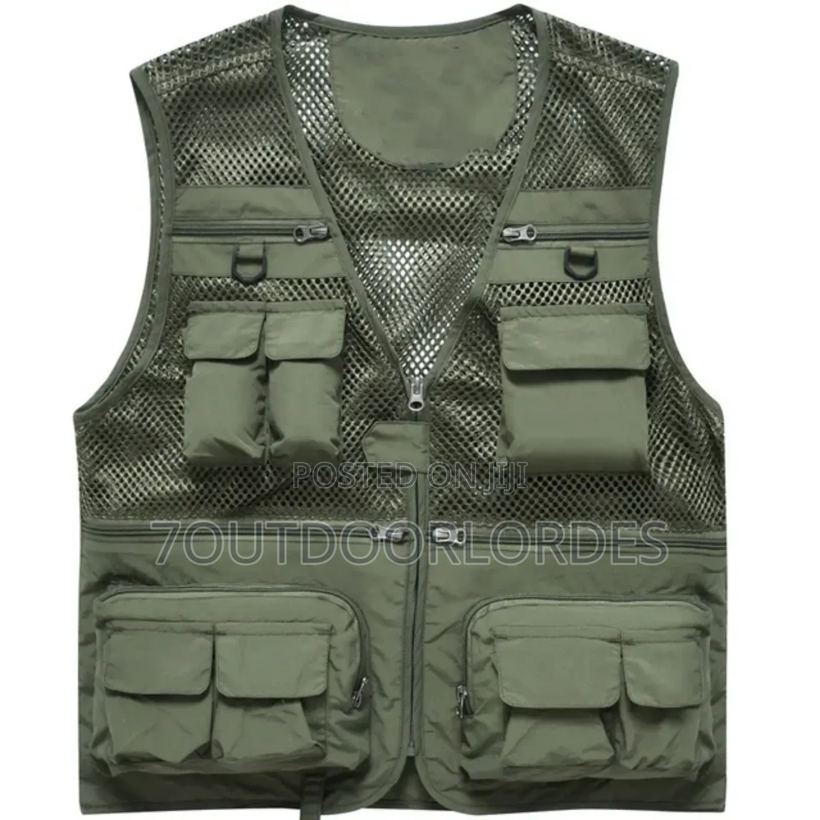 Outdoor Jacket Half Coat Cargo Vests