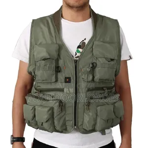 Outdoor Quick Dry Vest Half Coat Cargo Vests