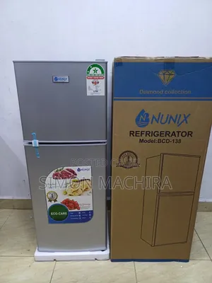 Nunix 138L Double Door Fridge BCD 138 Refrigerator