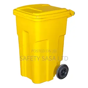 Top Tank 120 Litres Garbage Bin With Wheels