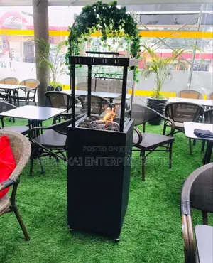Fire Pit Rectangular Shape Garden Indoor Outdoor Heaters