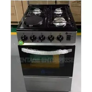 Nunix Standing 3 Gas Burner +1 Electric Cooker With Oven.