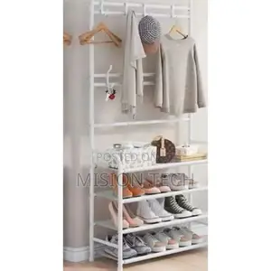 5-Layer Simple Shoe Rack With Hunger.