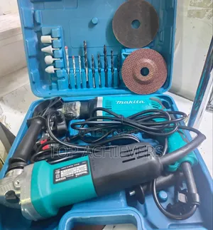 Makita Drill+Makita Grinder 4.5' Plus Accessories