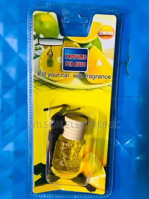 Bottle Hanging Car Air Freshener. Lemon/Strawberry