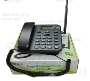Dual Sim Landline Phone With GSM ,SMS & FM.