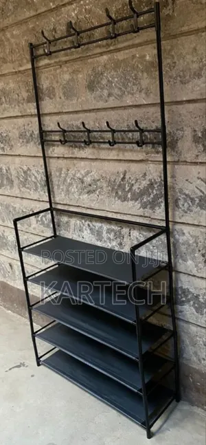 Shoe Rack Organizer With Hanger - 5 Layer