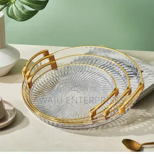 3pcs Different Sizes Acrylic Trays