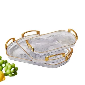 3pcs Rectangular Vanity Tray