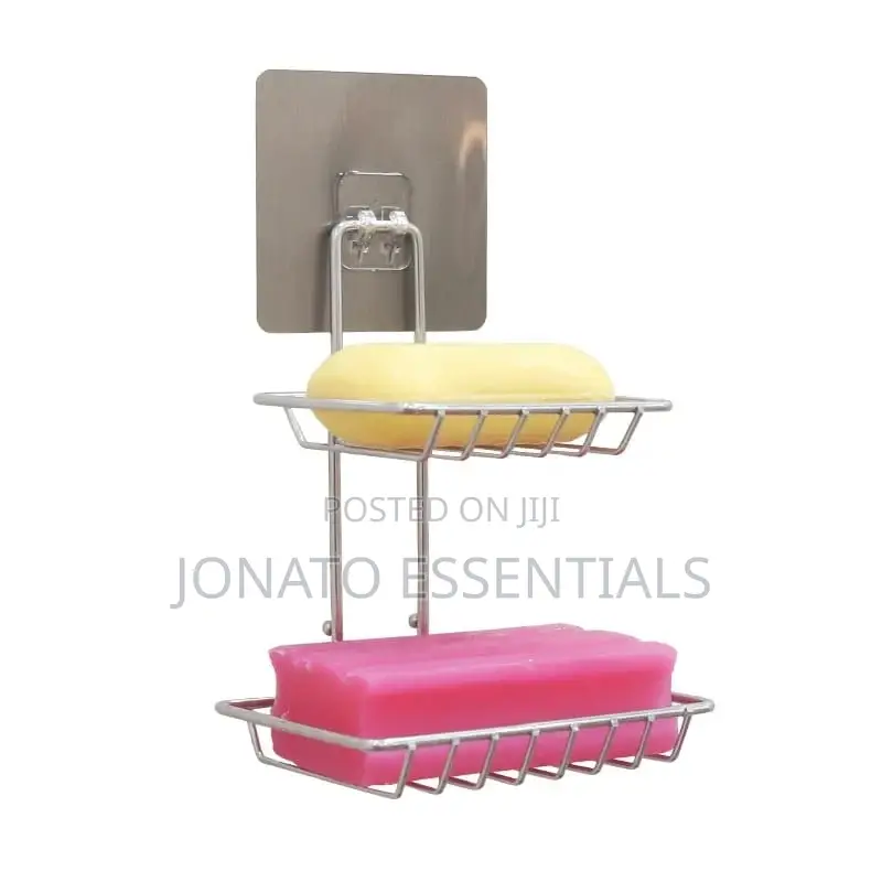 Stainless Steel Double Soap Dish Holder