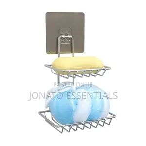 Stainless Steel Double Soap Dish Holder