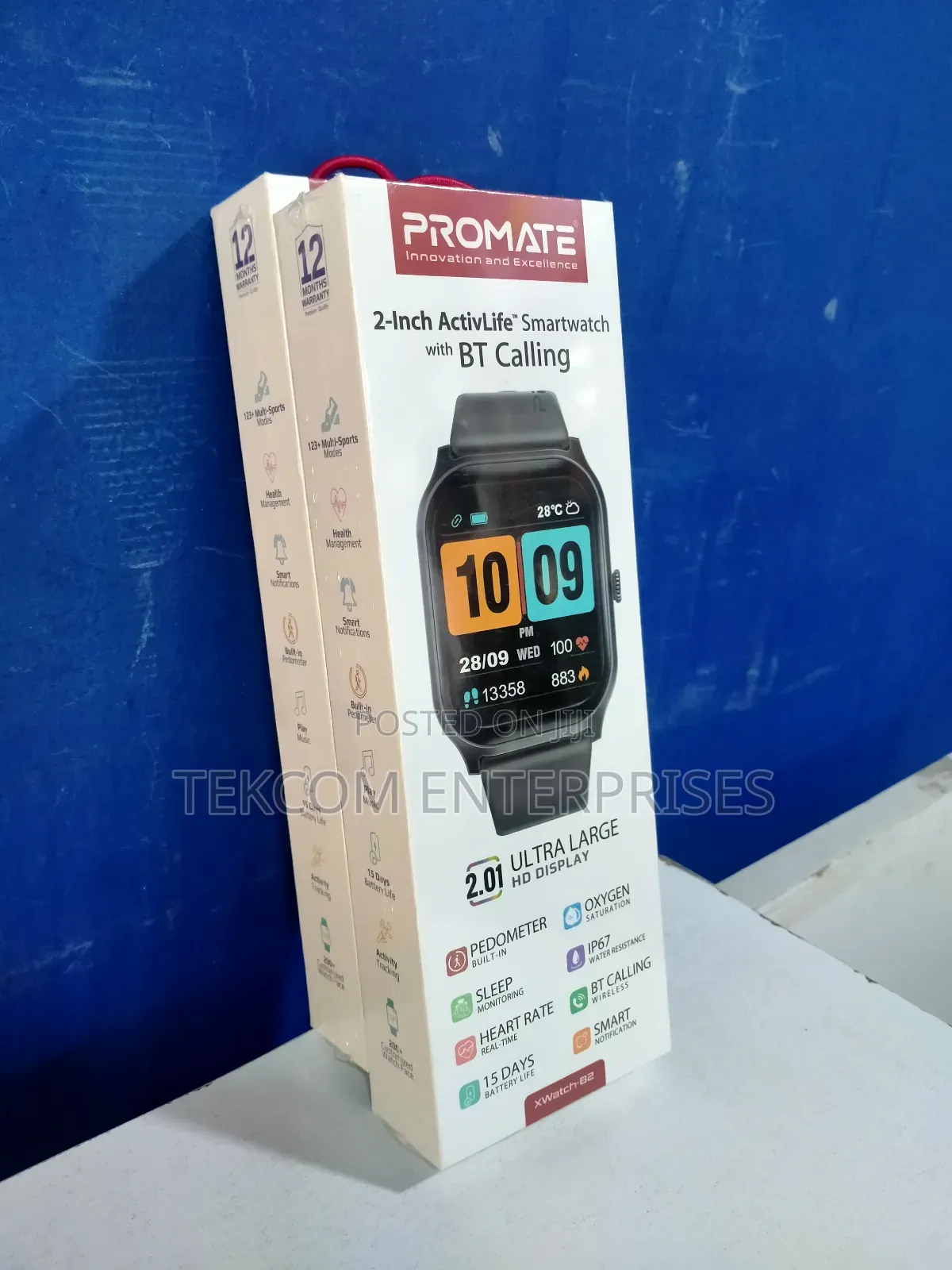 Promate Xwatch-b2 Smartwatch With BT Calling