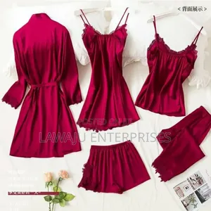 Red 5pc Pajama Set
