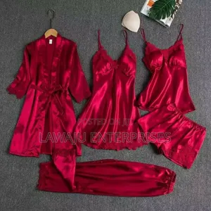 Red 5pc Pajama Set