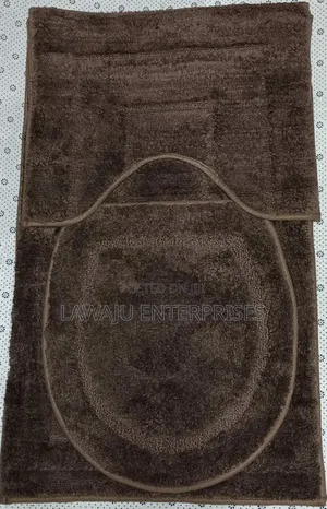 Dark Brown Nonslip Bathroom Mats