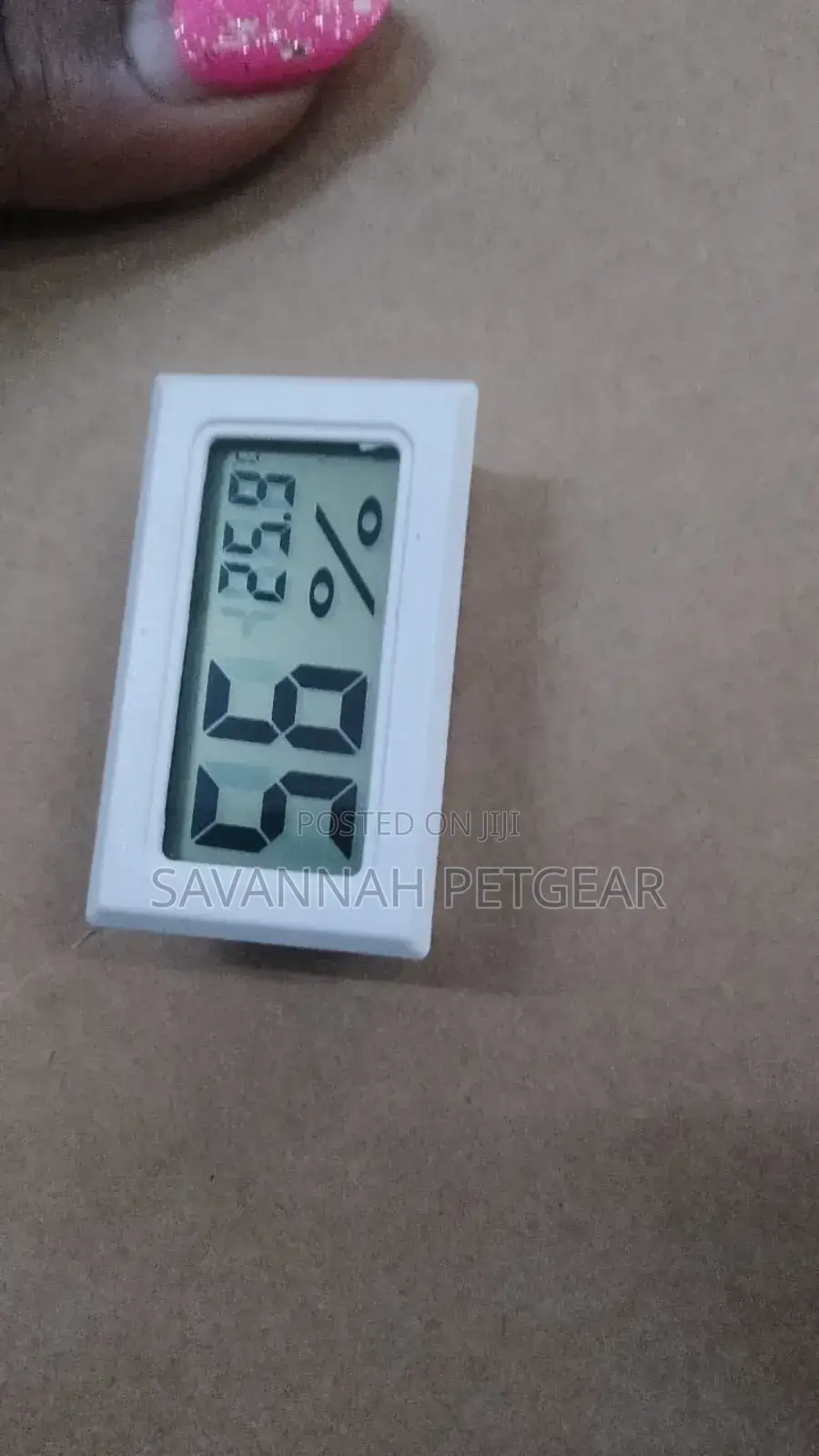 Mini Hygrometer White Color