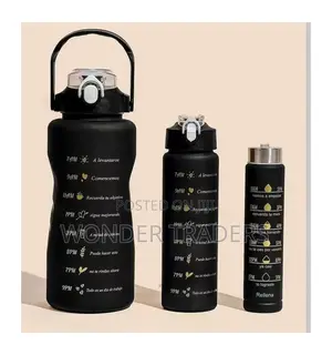 3 in 1 Motivational Water Bottle