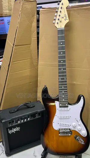 Fender Electric Lead Guitar +Electric Bass Mini Combo 6.5”