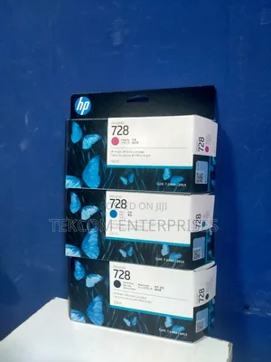 HP 728 Color Ink Cartridges Each 130ml