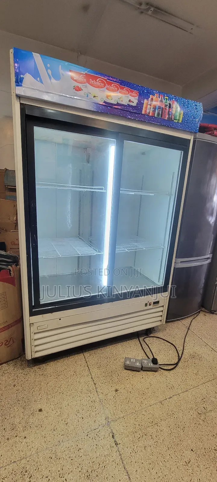 Display Fridge Twin Doors
