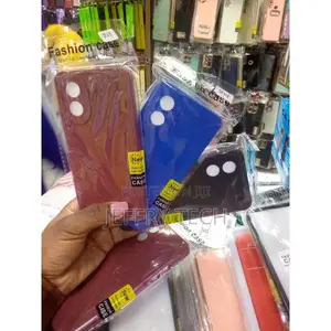 Silicon Oppo A18/A38 Soft Back Cover+FREE GLASS
