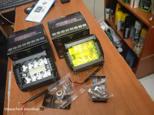 Enhanced Visibility _2 Piece "4×3"Yellow LED Fog Lights
