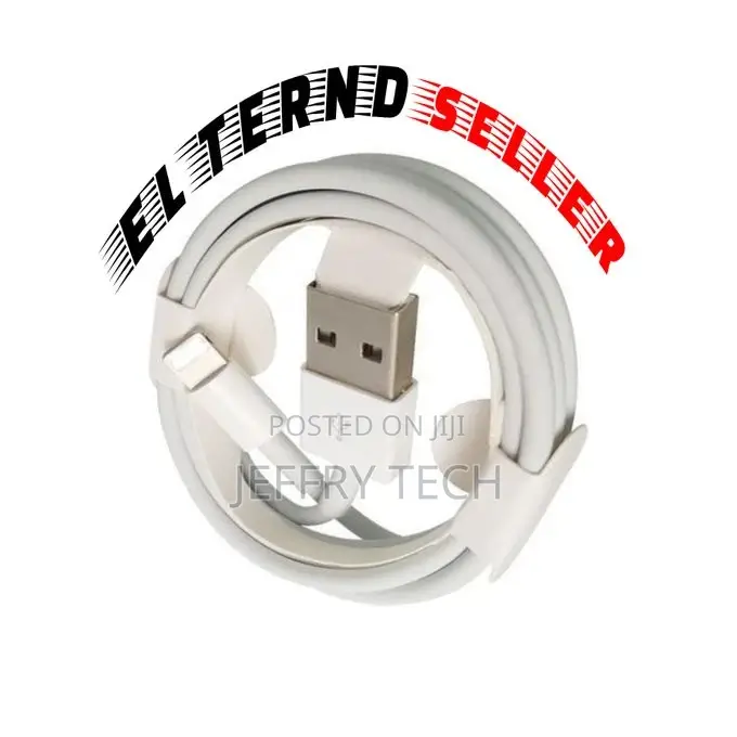 High Quality Fast Charging and Data Cable for iPhone - White