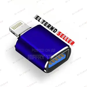 Otg Adapter for iPhone Support Reader All Usb Ports - Withou