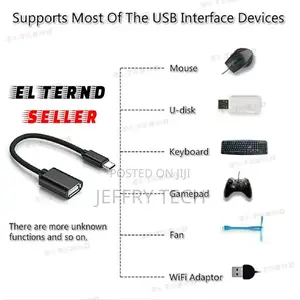OTG Adapter From Type C to USB + OTG Adapter From USB to Typ