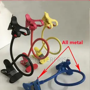 Metallic Flexible Adjustable Clip Phone Holder