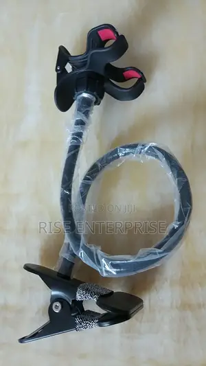 ‘Metallic Flexible Adjustable Phone Clip Holder.