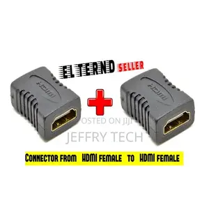 Connector From (HDMI Female) to (HDMI Female) to Extend The