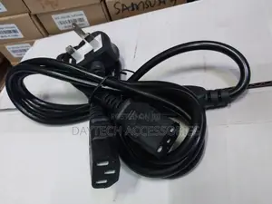 Dual Uk Power Cord Pc Power Supply Cable.